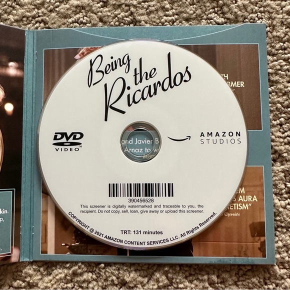 RARE Being the Ricardos FYC DVD 2020 Promo Nicole Kidman - Picture 4 of 4